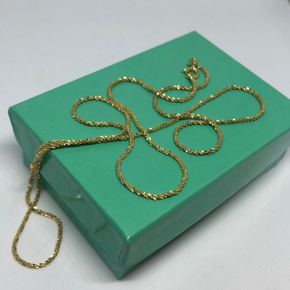 HP! 18k yellow Gold over 925 silver 22” necklace - Picture 2 of 8